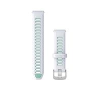 Garmin Quick Release 18 mm Silicone Strap in Whitestone/Tidal Blue for Active Lifestyles