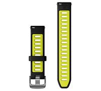 Garmin Quick Release 18 Mm Silicone Strap One Size Black / Yellow