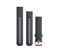 Garmin Quick Release 20 mm Silicone Strap in Blue Granite/Rose Gold for Active Lifestyles