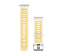 Garmin Quick Release 20 Mm Silicone Strap Yellow One Size Translucent Bone / Mango