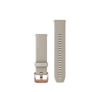 Garmin Quick Release 20 Watch Band Light Sand Silicone with Rose Gold Hardware (010-13114-02)
