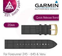 Garmin 010-12924-22 Smart Wearable Accessories Band Black Leather