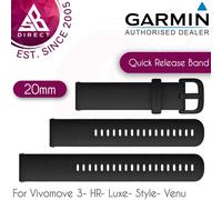 Garmin Quick Release 20mm Watch Strap Band│For Vivomove 3- HR- Luxe- Style- Venu