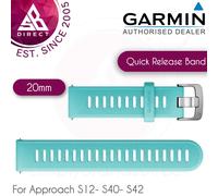 Garmin Quick Release 20mm Wrist Watch Strap Band│For Approach S12-S40-S42│Aqua