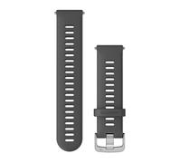 Garmin Quick Release 22 mm Silicone Strap in Grey/Silver for Active Lifestyles