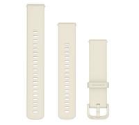Garmin vivoactive 6 replacement 20mm Band, Quick Release, 2 sizes included, Silicone, Original accessory, Bone
