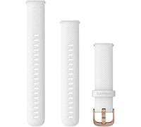 Garmin Quick Release Strap 18mm Silicone White Fits vivomove 3s, vivoactive 4s, venu 2S, Forerunner 255S Series, Easy to Click On and Off, No Tools Required