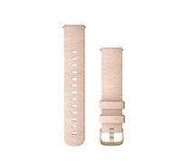 Garmin Quick Release Bands (20 mm) - Blush Pink Woven Nylon Band with Light Gold Hardware
