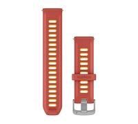 Garmin Quick Release Bands (20 mm) - Red Pink/Mango Silicone - 010-11251-B9