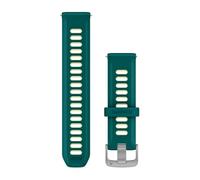 Garmin Quick Release Bands (20 mm) - Teal Green/Citron Silicone - 010-11251-B8