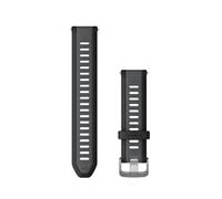 Garmin Quick Release 20 mm Silicone Strap, Smartwatch Accessory Strap Compatible with Forerunner 55/165/245/645, Black