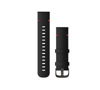Garmin Quick Release Bands (22mm), suitable for selected Forerunner-,Venu- and vívoactive smartwatch series, Original accessory, Leather, Black with Slate Hardware