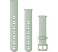Garmin Quick Release Silicone Strap 20mm Pastel Green Fits Venu Series (except S models), Forerunner 55/245/645, Approach S12/S40/S42, vivoactive 3/4, vivomove 3/HR/Luxe/Style, D2 Air/X1. 0