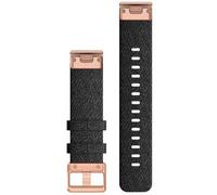 Garmin Quickfit 20 Mm Nylon Strap One Size Black / Rose Gold