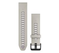 Garmin Quickfit 20 Mm Silicone Strap Silver One Size Fog Gray / Lavender