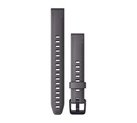 Garmin Quickfit 20 Watch Band, Shale Gray Silicone with Amethyst Hardware