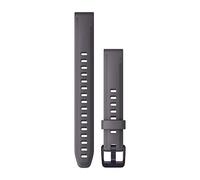 Garmin Quickfit 20 Watch Band, Shale Gray Silicone with Amethyst Hardware
