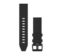 Garmin QuickFit 22 Black Leather Watch Strap