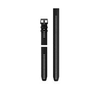 Garmin QuickFit® 22 Large Silicone Strap in Black for Enhanced Running Experience