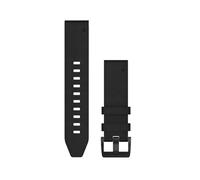 Garmin QuickFit 22 Black Leather Watch Strap