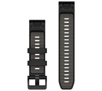 Garmin Quickfit 22 Mm Silicone Strap One Size Black / Pebble Gray