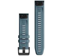 Garmin 22mm QuickFit watch band, Silicone, Lakeside Blue | Official Garmin watch band, fits select fēnix, instinct & more, ideal for daily wear, sports & daily wear, sweat resistant