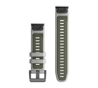 Garmin Quickfit 22 Mm Silicone Strap One Size Fog Gray / Moss