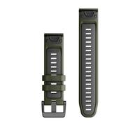 Garmin Quickfit 22 Mm Silicone Strap One Size Moss / Graphite