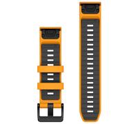 Garmin Quickfit 22 Mm Silicone Strap One Size Spark Orange / Graphite