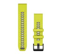 Garmin QuickFit® 22 Silicone Strap in Amp Yellow for Enhanced Running Experience