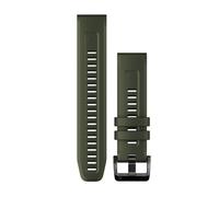 Garmin Quickfit 22 Mm Silicone Strap Black One Size Moss