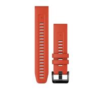 Garmin QuickFit® 22 Silicone Strap - Red, Easy Swap for Active Lifestyles, Perfect for Runners and Fitness Enthusiasts