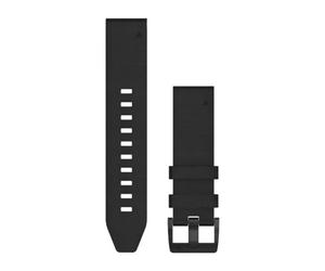 Garmin QuickFit 22 Watch Band - Black Leather