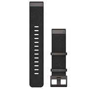 Garmin QuickFit 22 Watch Strap, Jacquard Weave Nylon Strap, Mottled Black