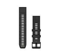 Garmin QuickFit, 22mm Black/Pebble Gry Silicone Band