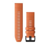 Garmin QuickFit 26 Watch Bands - Ember Orange Silicone, 26mm