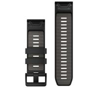 Garmin Quickfit 26 Mm Silicone Strap One Size Black / Pebble Gray