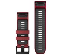 Garmin Quickfit 26 Mm Silicone Strap One Size Marsala / Graphite
