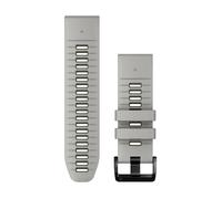 Garmin Quickfit 26 Mm Silicone Strap Grey,Silver One Size Fog Gray / Moss