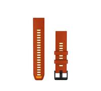Garmin QuickFit Watch Band 22mm Silicone Strap, Autumn/Spark Orange | QuickFit compatible, easy strap replacement, secure fit, everyday comfort, customise your smartwatch style, tool-free