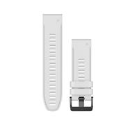 Garmin QuickFit 26mm Watch Band and Optional Extra Long Strap, White Silicone, (010-12903-00)