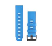 Garmin QuickFit Watch Bands (26mm), suitable for selected fēnix-, epix-, Descent-, D2-, Instinct-, Forerunner- and Tactix series smartwatches, Original accessory, Silicone, Cyan Blue