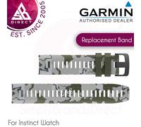 Garmin Replacement Watch Strap Band│For Instinct Watch│Lichen Camo│010-12854-28