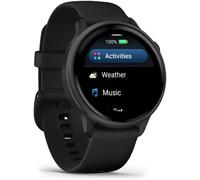 Garmin vívoactive 6 GPS 42mm Smartwatch, AMOLED Touchscreen, All-day Health Monitoring, Personalised Fitness Features, Advanced Sleep Coaching, Music, up to 11 days battery life, Black/Slate