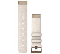 Garmin - Spare strap - Bracelet QuickFit 20mm Nylon chiné crème avec boucle or pâle in Nylon - Gold Gold one size