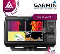 Garmin STRIKER Vivid 7sv - 7'' Marine GPS Fish Finder Display│Sonar│Wi-Fi│IPX7