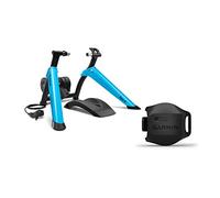 Garmin Tacx Boost Trainer, Indoor Bike Trainer with Speed Sensor Bundle