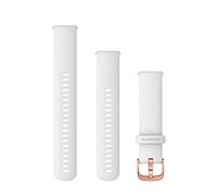 Garmin unisex-adult Watch strap, White Band with Rose Gold Hardware, 20 mm