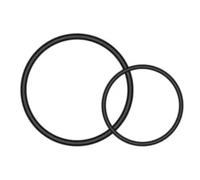 Garmin Varia universal seat post quarter-turn mount - pack of o-rings, Black