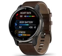 Garmin Venu 2 AMOLED Digital 416 x 416 pixels Touchscreen Black Grey Wi-Fi GPS (satellite),Black